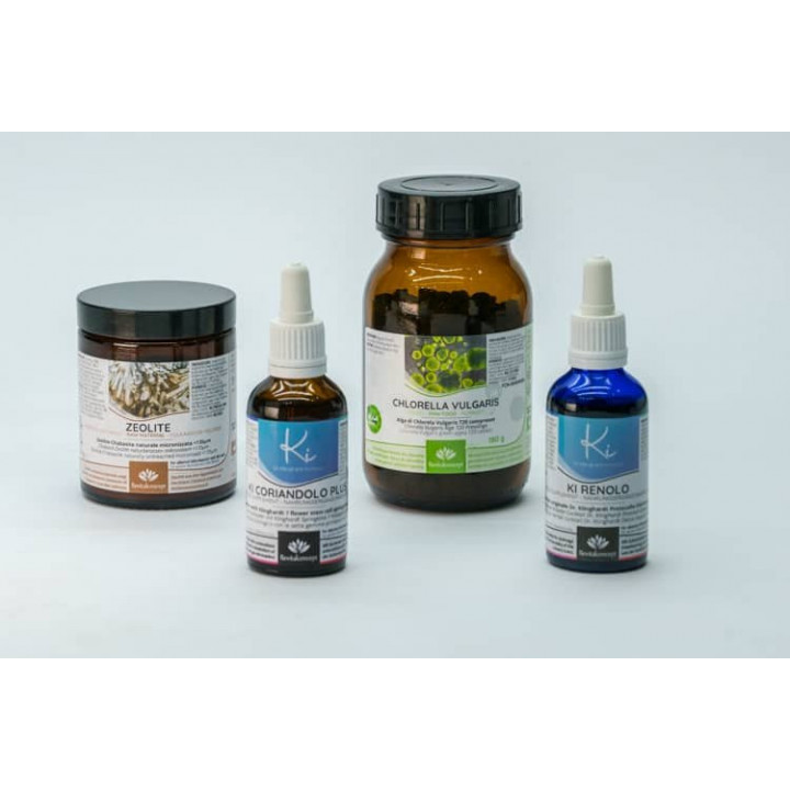 Chlorella Ki Coriandolo Renolo Zeolite pacchetto Detox protocollo Klinghardt