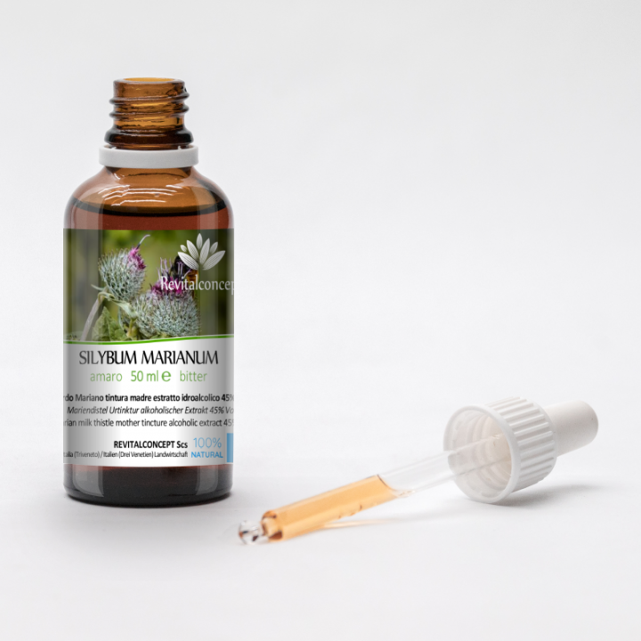 SILYBUM MARIANUM Tinktur | Mariendistel Bio Urtinktur zur Phytotherapie Tropfen o. Spray