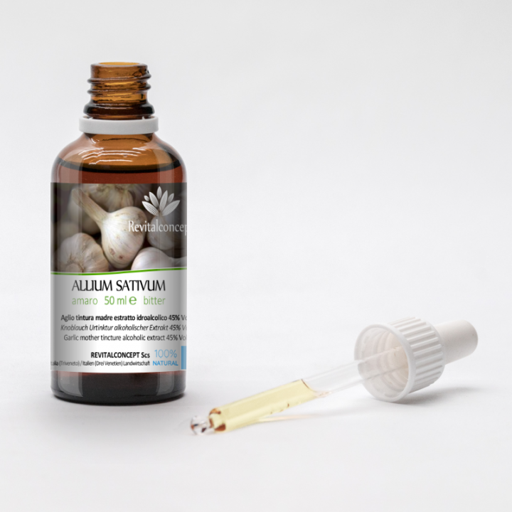 ALLIUM SATIVUM tintura | Aglio tintura madre ayurvedica adattogena per fitoterapia gocce o spray