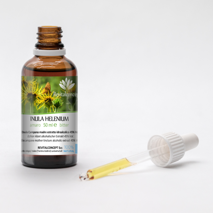 INULA HELENIUM tintura | Enula Campana bio tintura madre ayurvedica per fitoterapia gocce o spray