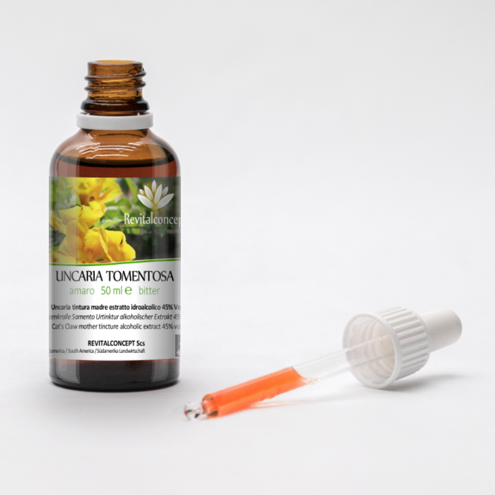 UNCARIA TOMENTOSA tincture | Cat's Claw Samento adaptogen officinal tincture as natural medicine drops or spray