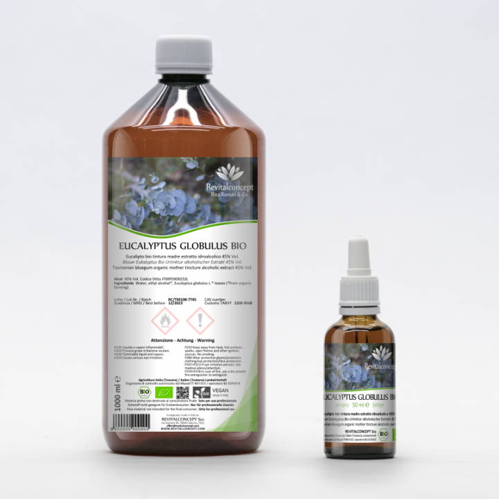 EUCALYPTUS GLOBULUS tintura | Eucalipto bio tintura madre ayurvedica per fitoterapia gocce o spray