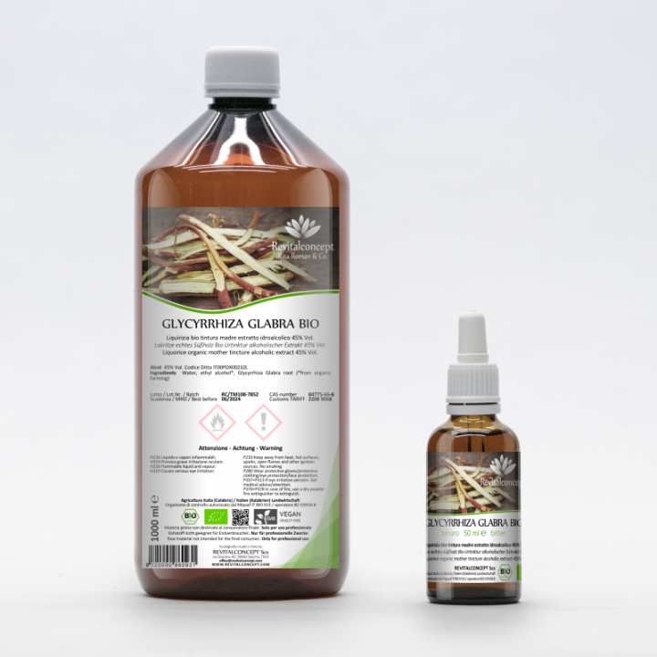 GLYCYRRHIZA GLABRA tintura | Radice di Liquirizia bio tintura madre ayurvedica adattogena per fitoterapia gocce o spray
