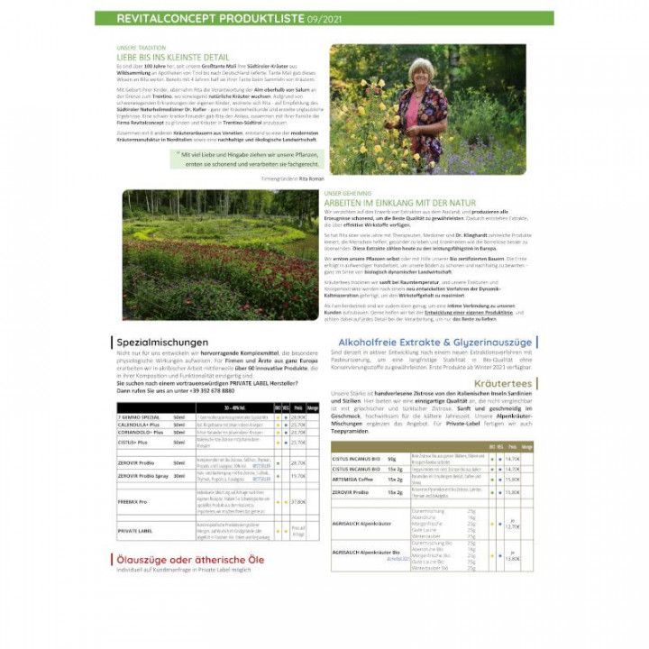 PRODUCT LIST 10x pieces