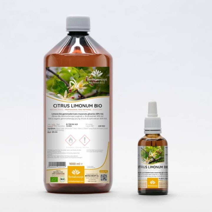 CITRUS LIMONUM Gemmo | Zitrone Bio Gemmo ayurvedischer adaptogener Jungtrieb-Extrakt zur Gemmotherapie Tropfen o. Spray