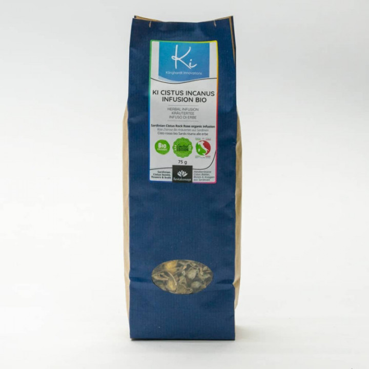 KI CISTUS INCANUS INFUSION Sardinian Cistus Rock Rose organic infusion