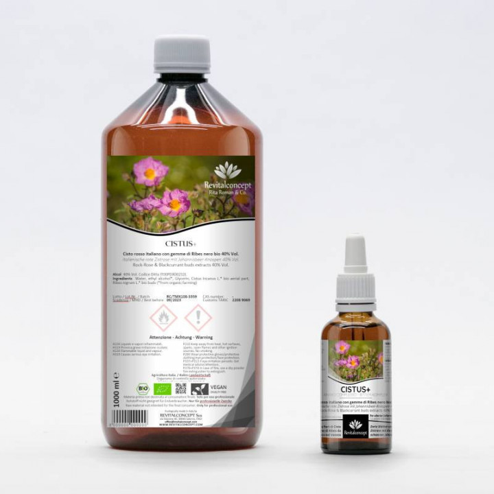 CISTUS+ Plus | Cisto Rosso liposomiale con gemmoderivato di Rosa