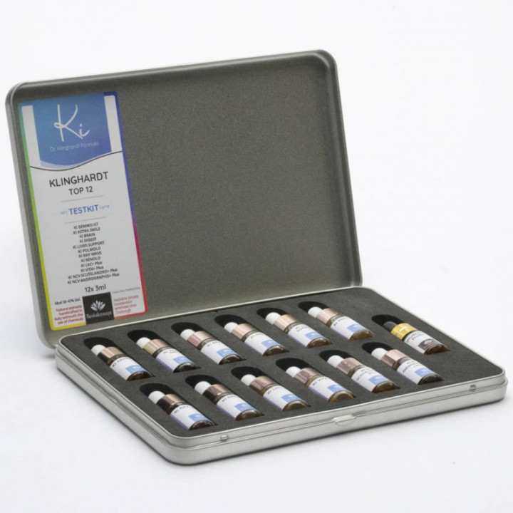 TESTKIT complessi ricette per Dr. Klinghardt campioni per l'applicazione