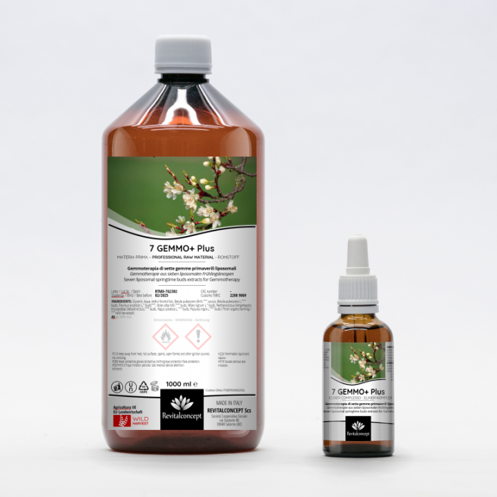 7 GEMMO+ Plus Seven liposomal springtime buds extracts for Gemmotherapy