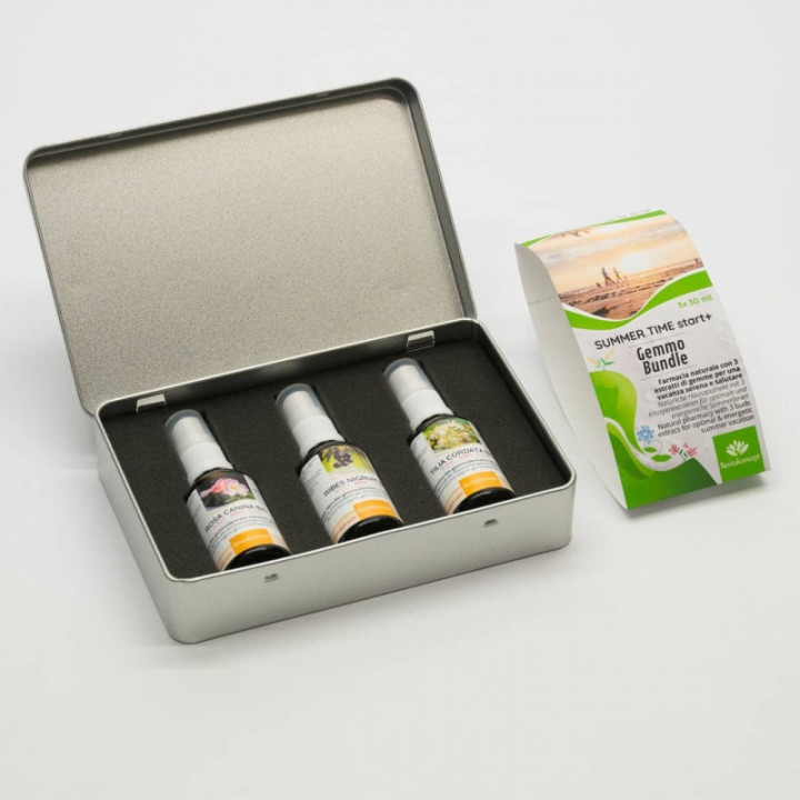 SUMMER TIME Gemmo Bundle | Farmacia naturale con 3 o 5 estratti di gemme per un'estate serena e salutare