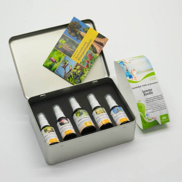 SUMMER TIME Gemmo Bundle | Farmacia naturale con 3 o 5 estratti di gemme per un'estate serena e salutare