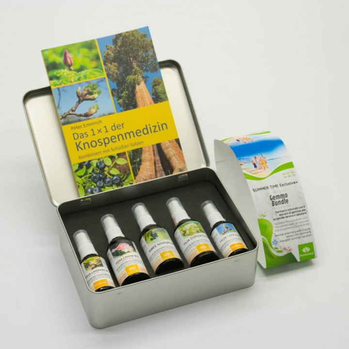 SUMMER TIME Gemmo Bundle | Farmacia naturale con 3 o 5 estratti di gemme per un'estate serena e salutare