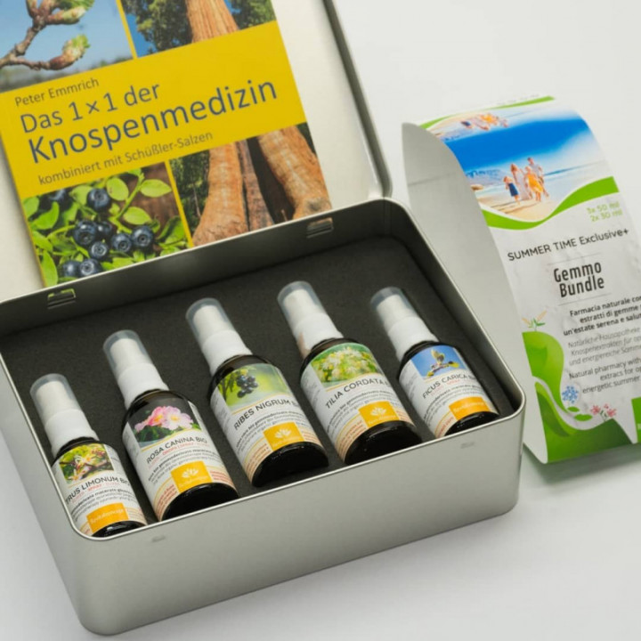 SUMMER TIME Gemmo Bundle | Farmacia naturale con 3 o 5 estratti di gemme per un'estate serena e salutare