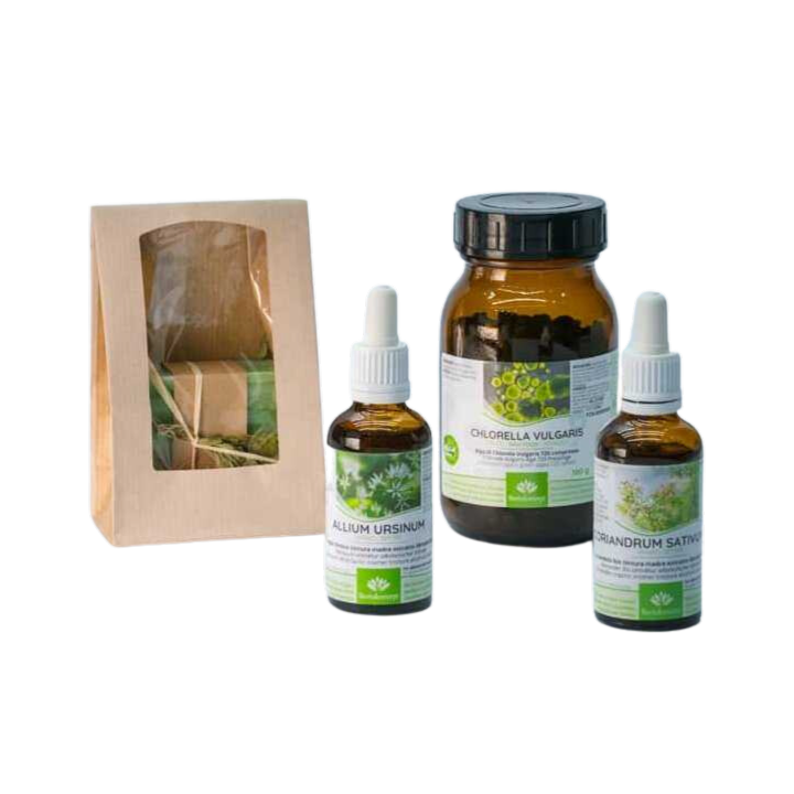 Chlorella Coriandolo Aglio Orsino pacchetto Detox