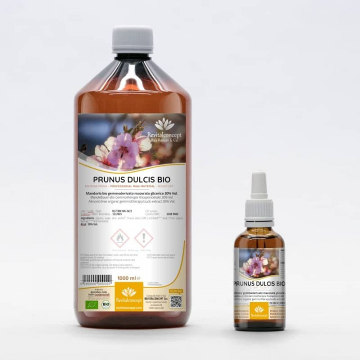 PRUNUS DULCIS gemmo | Mandorlo bio gemmoderivato macerato glicerico per gemmoterapia gocce o spray